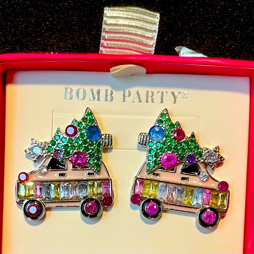Christmas Vacation BP Christmas Statement Earrings